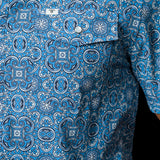 The Bennett in Light Blue - Short Sleeve Snap (FINAL SALE)