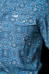 The Bennett in Light Blue - Short Sleeve Snap (FINAL SALE)