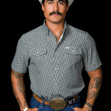 The Colton in Green - Short Sleeve Snap (FINAL SALE)
