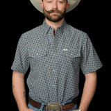 The Colton in Green - Short Sleeve Snap (FINAL SALE)