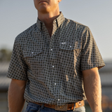 The Colton in Green - Short Sleeve Snap (FINAL SALE)