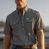 The Colton in Green - Short Sleeve Snap (FINAL SALE)