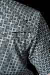 The Colton in Green - Short Sleeve Snap (FINAL SALE)