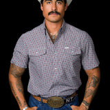 The Colton in Red - Short Sleeve Snap (FINAL SALE)