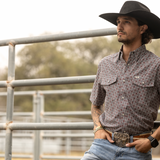 The Colton in Red - Short Sleeve Snap (FINAL SALE)