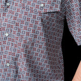 The Colton in Red - Short Sleeve Snap (FINAL SALE)