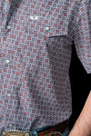 The Colton in Red - Short Sleeve Snap (FINAL SALE)