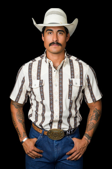 The Ryder - Short Sleeve Pearl Snap