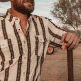 The Ryder - Short Sleeve Pearl Snap