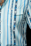 The Post in Blue - Short Sleeve Pearl Snap (FINAL SALE)
