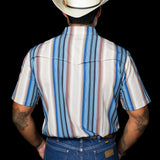 The Harrison in Cream- Short Sleeve Pearl Snap (FINAL SALE)