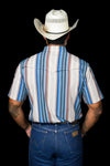 The Harrison in Cream- Short Sleeve Pearl Snap (FINAL SALE)
