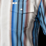 The Harrison in Cream- Short Sleeve Pearl Snap (FINAL SALE)
