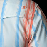 The Harrison in Salmon - Short Sleeve Pearl Snap Shirt (FINAL SALE)