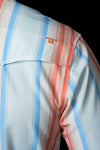 The Harrison in Salmon - Short Sleeve Pearl Snap Shirt (FINAL SALE)