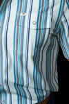 The James in Light Blue - Short Sleeve Pearl Snap