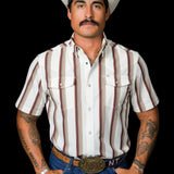 The Tristan in Brown - Short Sleeve Snap (FINAL SALE)