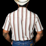The Tristan in Brown - Short Sleeve Snap (FINAL SALE)
