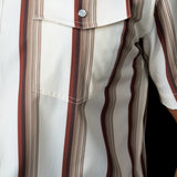 The Tristan in Brown - Short Sleeve Snap (FINAL SALE)