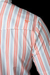 The Jake in Salmon - Short Sleeve Pearl Snap Shirt (FINAL SALE)
