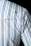 The Jake in Blue - Short Sleeve Pearl Snap Shirt (FINAL SALE)
