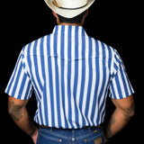 The Liam in Blue - Short Sleeve Snap (FINAL SALE)