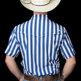 The Liam in Blue - Short Sleeve Snap (FINAL SALE)