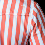 The Liam in Salmon - Short Sleeve Pearl Snap Shirt (FINAL SALE)