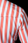 The Liam in Salmon - Short Sleeve Pearl Snap Shirt (FINAL SALE)