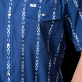 The Maverick in Blue - Short Sleeve Snap (FINAL SALE)
