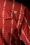 The Maverick in Red - Short Sleeve Snap (FINAL SALE)