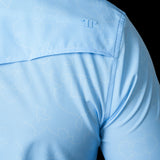 The Carson in Light Blue - Short Sleeve Pearl Snap Shirt