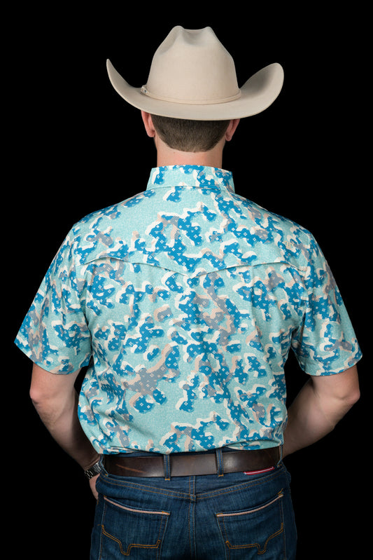 The Travis Short Sleeve Pearl Snap Shirt