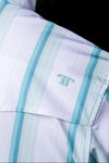 The Tristan in Grey Green - Short Sleeve Pearl Snap Shirt (FINAL SALE)