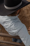 The Carson in Grey Green - Short Sleeve Pearl Snap Shirt (FINAL SALE)