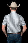 The Jack Short Sleeve Pearl Snap Shirt in Black