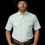 The Jack in Green - Short Sleeve Pearl Snap Shirt