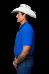 CORE - Men's Cobalt Blue Short Sleeve Pearl Snap Shirt