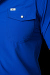 CORE - Men's Cobalt Blue Short Sleeve Pearl Snap Shirt