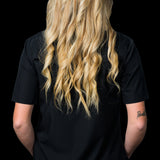 CORE - Women's Black Short Sleeve Pearl Snap Shirt
