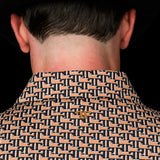 The Clark Pearl Snap Polo in Brown