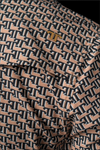 The Clark Long Sleeve Pearl Snap Shirt in Brown