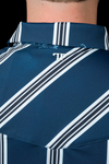 The Rhett Pearl Snap Polo in Blue